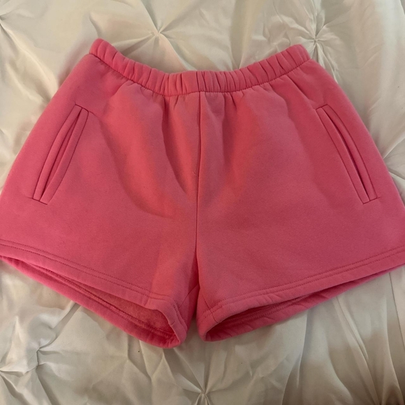 Pink Women's Shorts - Picture 1 of 4